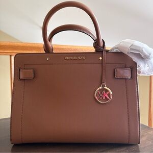 Michael Kors Tan Leather Satchel
